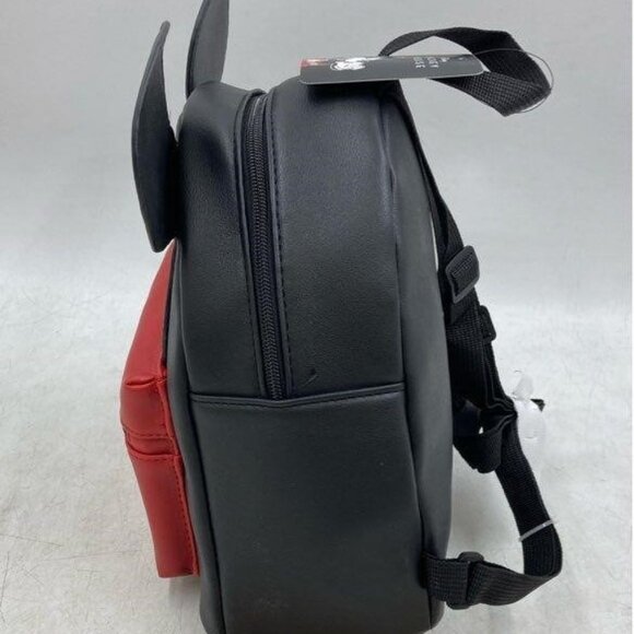 NWT Disney Bioworld Mickey Mouse Black & Red Mini Backpack - Picture 2 of 6